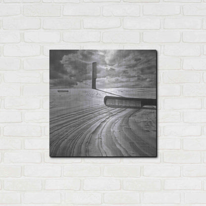 Luxe Metal Art 'Combing the Dunes' by Dariusz Klimczak, Metal Wall Art,24x24