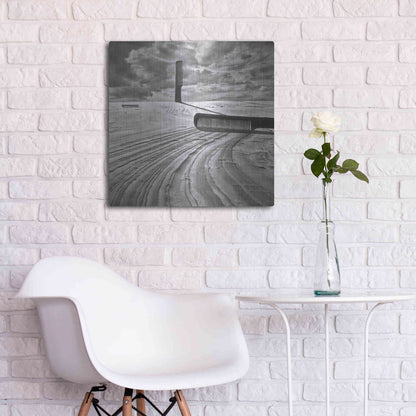 Luxe Metal Art 'Combing the Dunes' by Dariusz Klimczak, Metal Wall Art,24x24