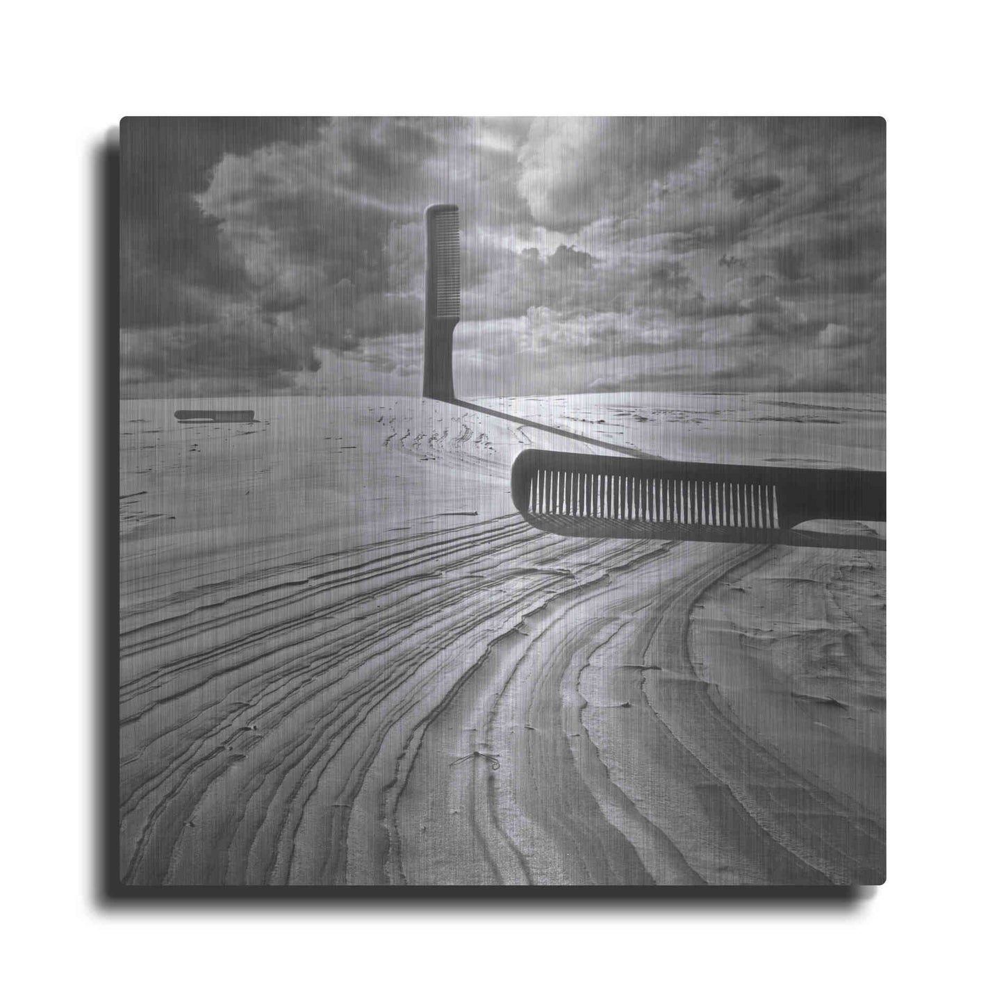 Luxe Metal Art 'Combing the Dunes' by Dariusz Klimczak, Metal Wall Art