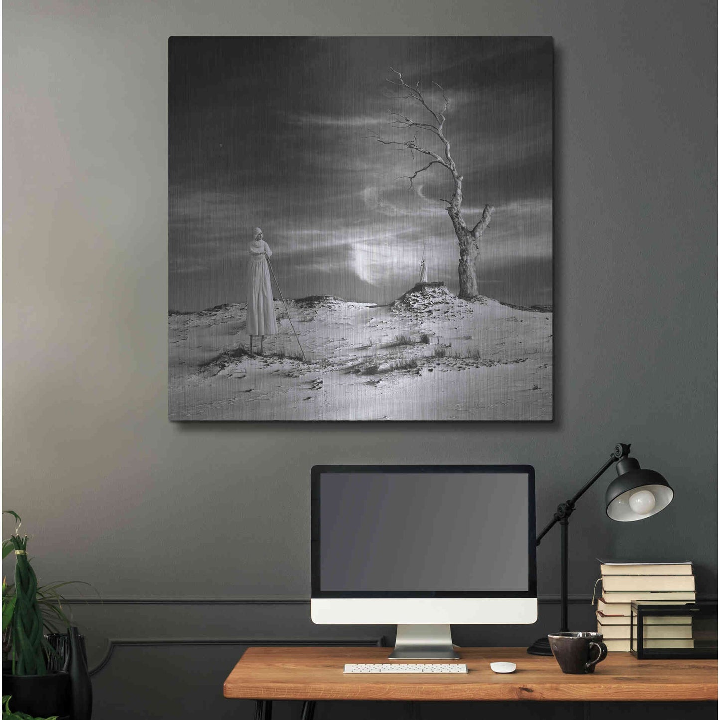 Luxe Metal Art 'Daydream' by Dariusz Klimczak, Metal Wall Art,36x36