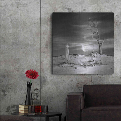 Luxe Metal Art 'Daydream' by Dariusz Klimczak, Metal Wall Art,36x36
