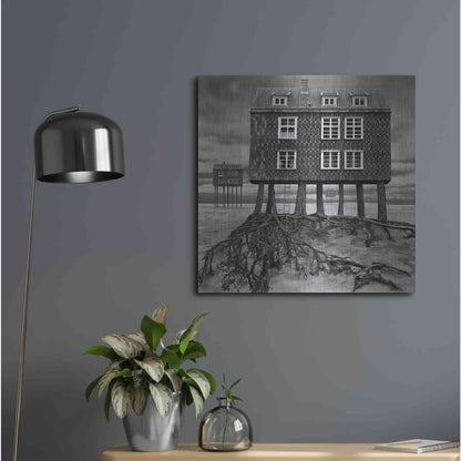 Luxe Metal Art 'Origin' by Dariusz Klimczak, Metal Wall Art,24x24