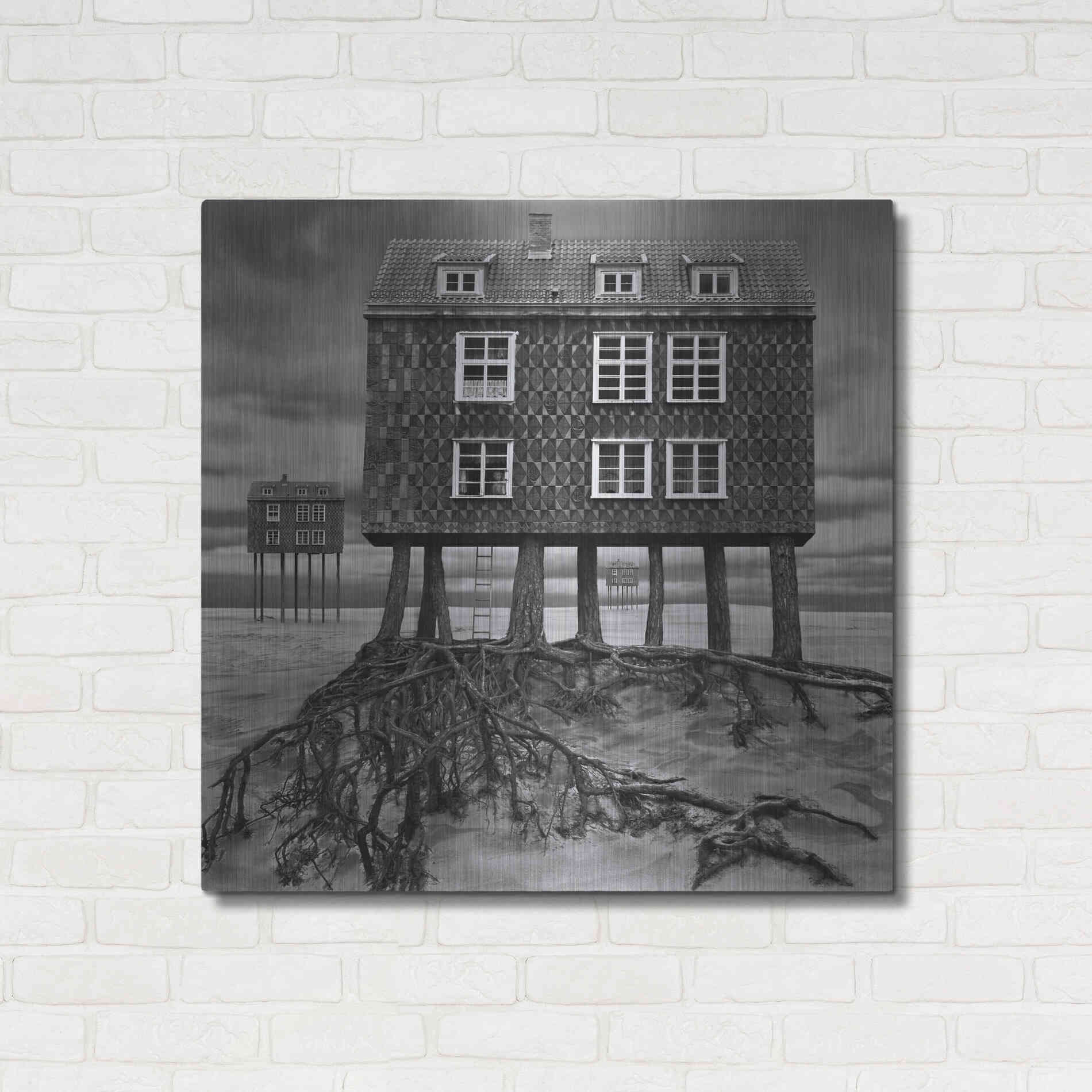 Luxe Metal Art 'Origin' by Dariusz Klimczak, Metal Wall Art,36x36