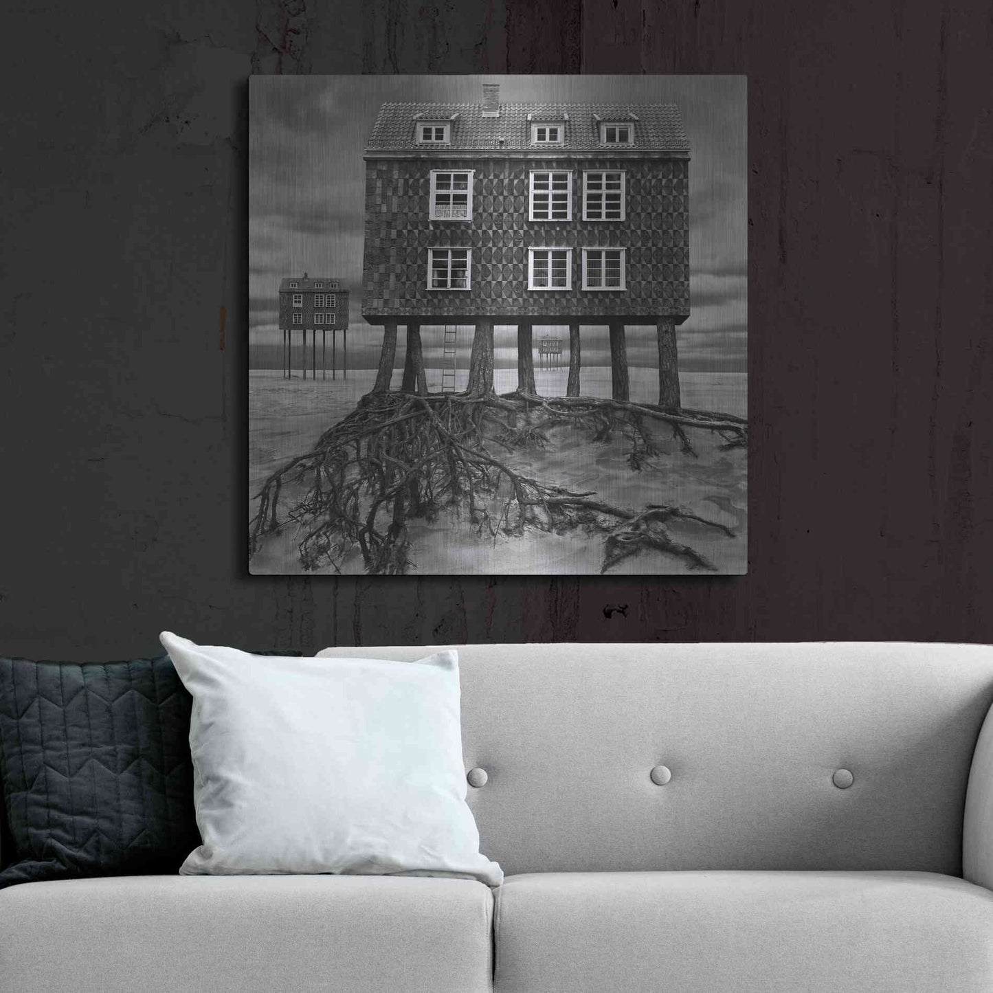 Luxe Metal Art 'Origin' by Dariusz Klimczak, Metal Wall Art,36x36