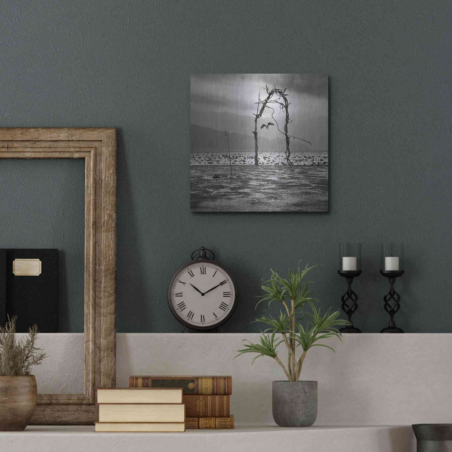 Luxe Metal Art 'Eagle' by Dariusz Klimczak, Metal Wall Art,12x12
