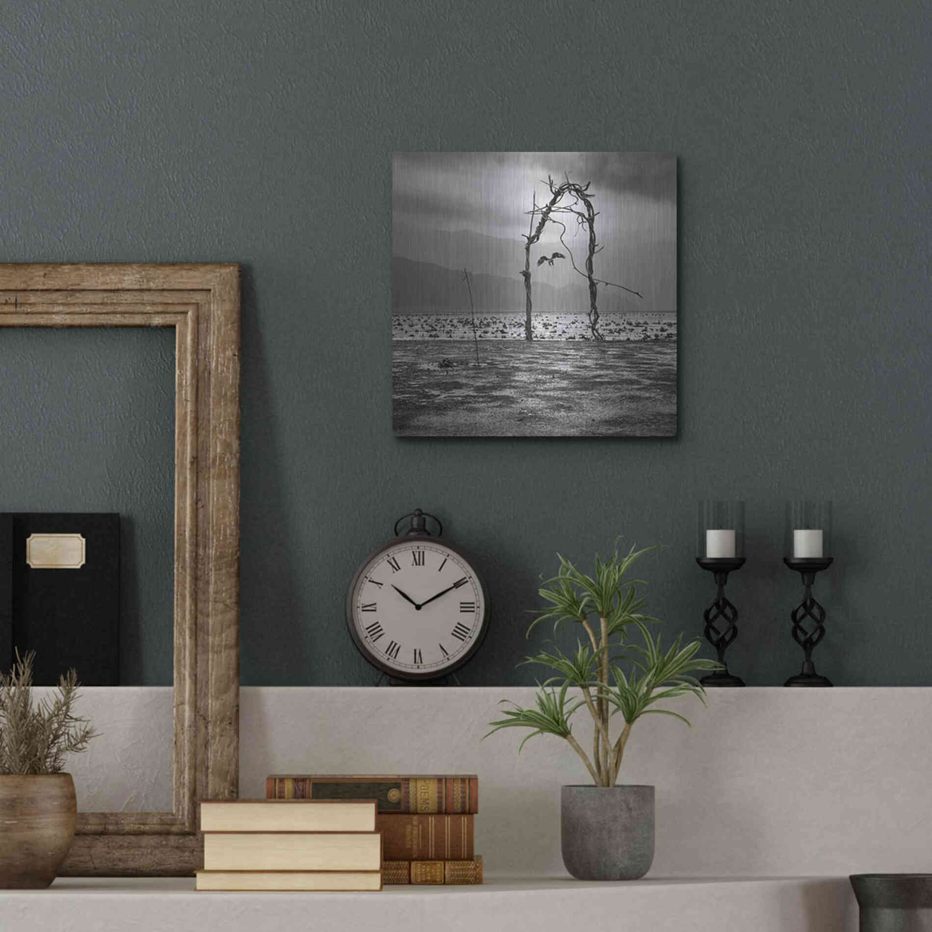 Luxe Metal Art 'Eagle' by Dariusz Klimczak, Metal Wall Art,12x12