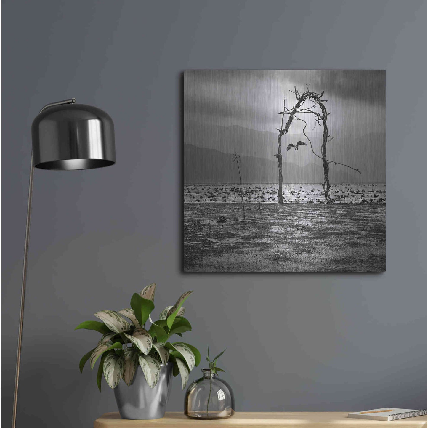 Luxe Metal Art 'Eagle' by Dariusz Klimczak, Metal Wall Art,24x24