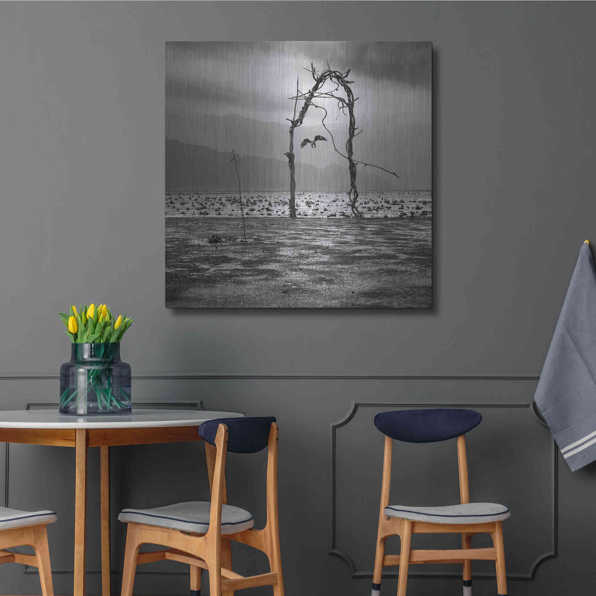 Luxe Metal Art 'Eagle' by Dariusz Klimczak, Metal Wall Art,36x36