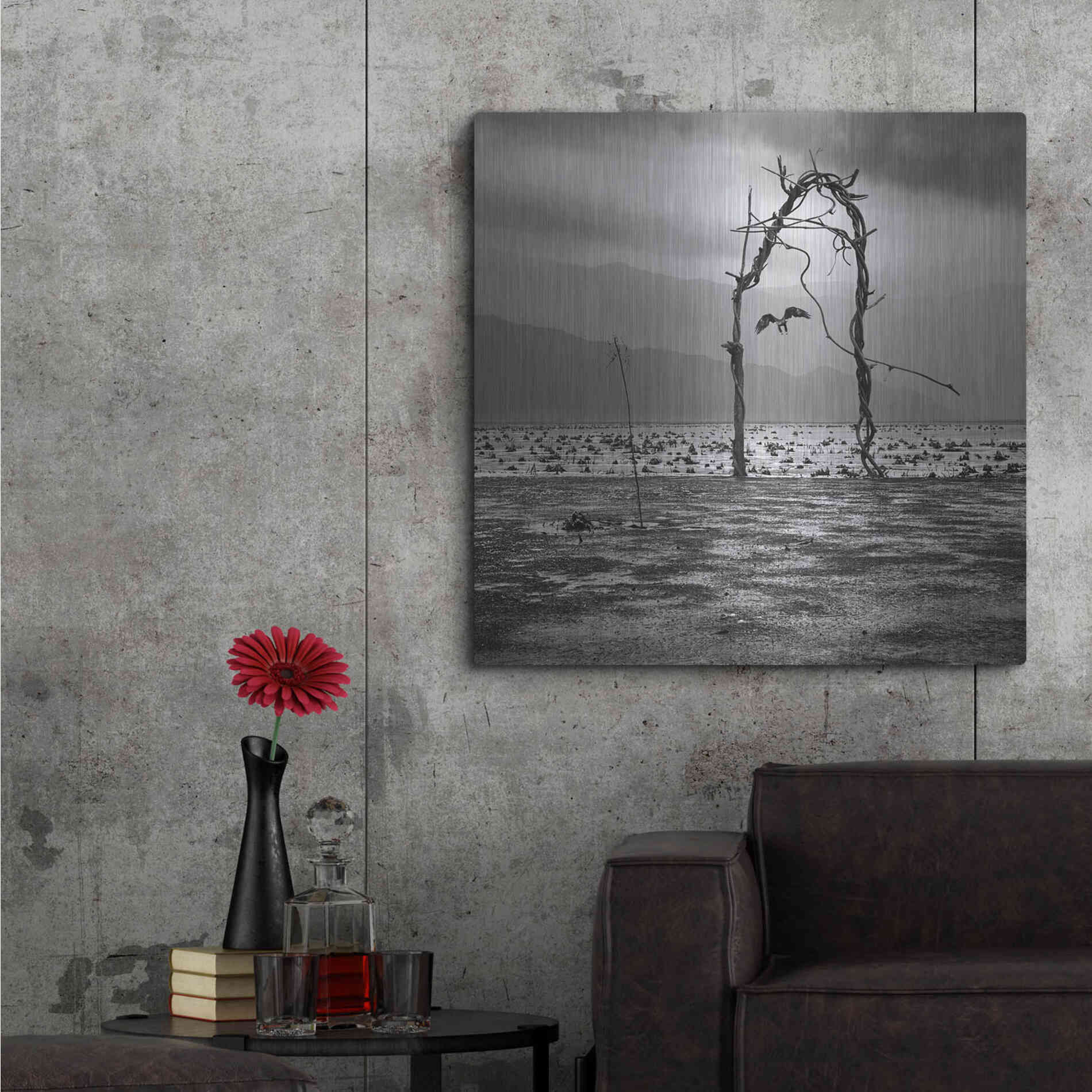 Luxe Metal Art 'Eagle' by Dariusz Klimczak, Metal Wall Art,36x36