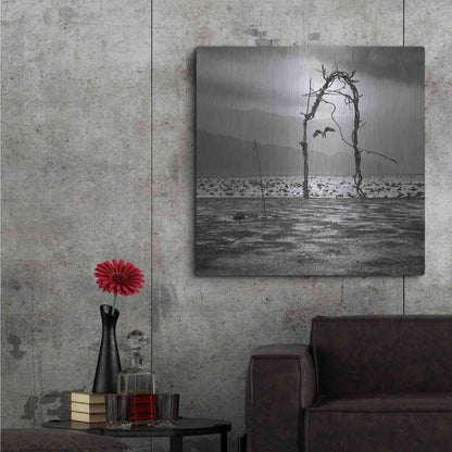 Luxe Metal Art 'Eagle' by Dariusz Klimczak, Metal Wall Art,36x36