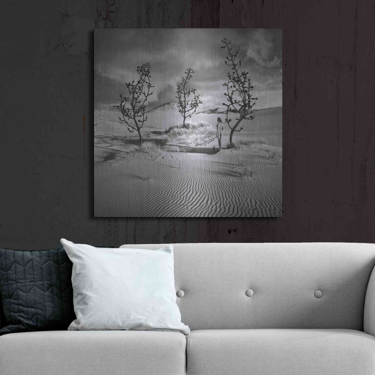 Luxe Metal Art 'Egarden' by Dariusz Klimczak, Metal Wall Art,36x36