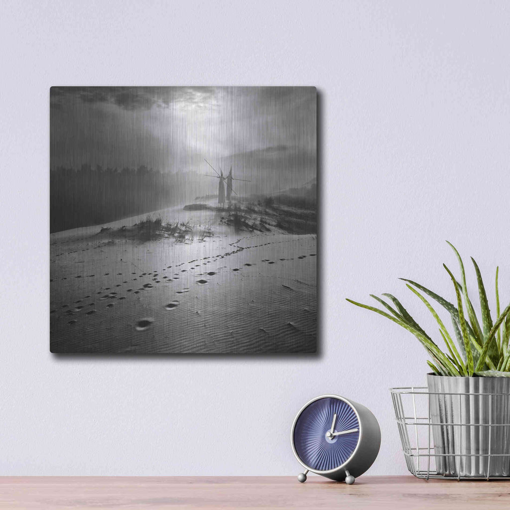 Luxe Metal Art 'Finders' by Dariusz Klimczak, Metal Wall Art,12x12