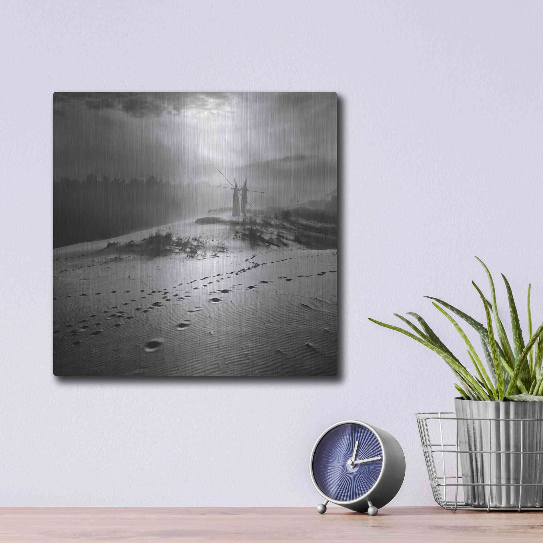 Luxe Metal Art 'Finders' by Dariusz Klimczak, Metal Wall Art,12x12