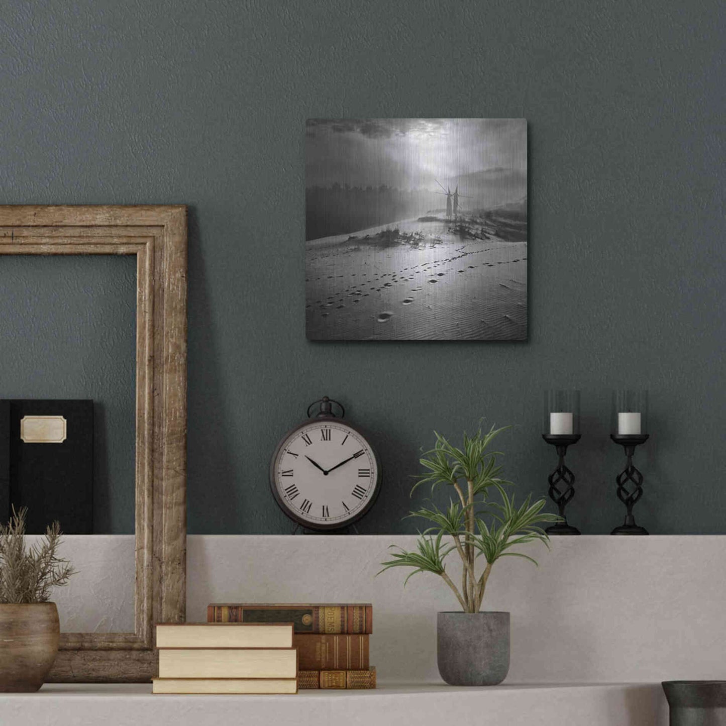 Luxe Metal Art 'Finders' by Dariusz Klimczak, Metal Wall Art,12x12