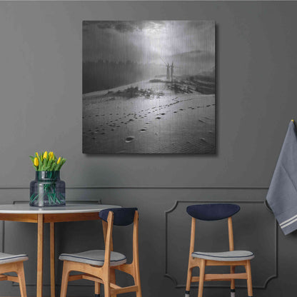 Luxe Metal Art 'Finders' by Dariusz Klimczak, Metal Wall Art,36x36