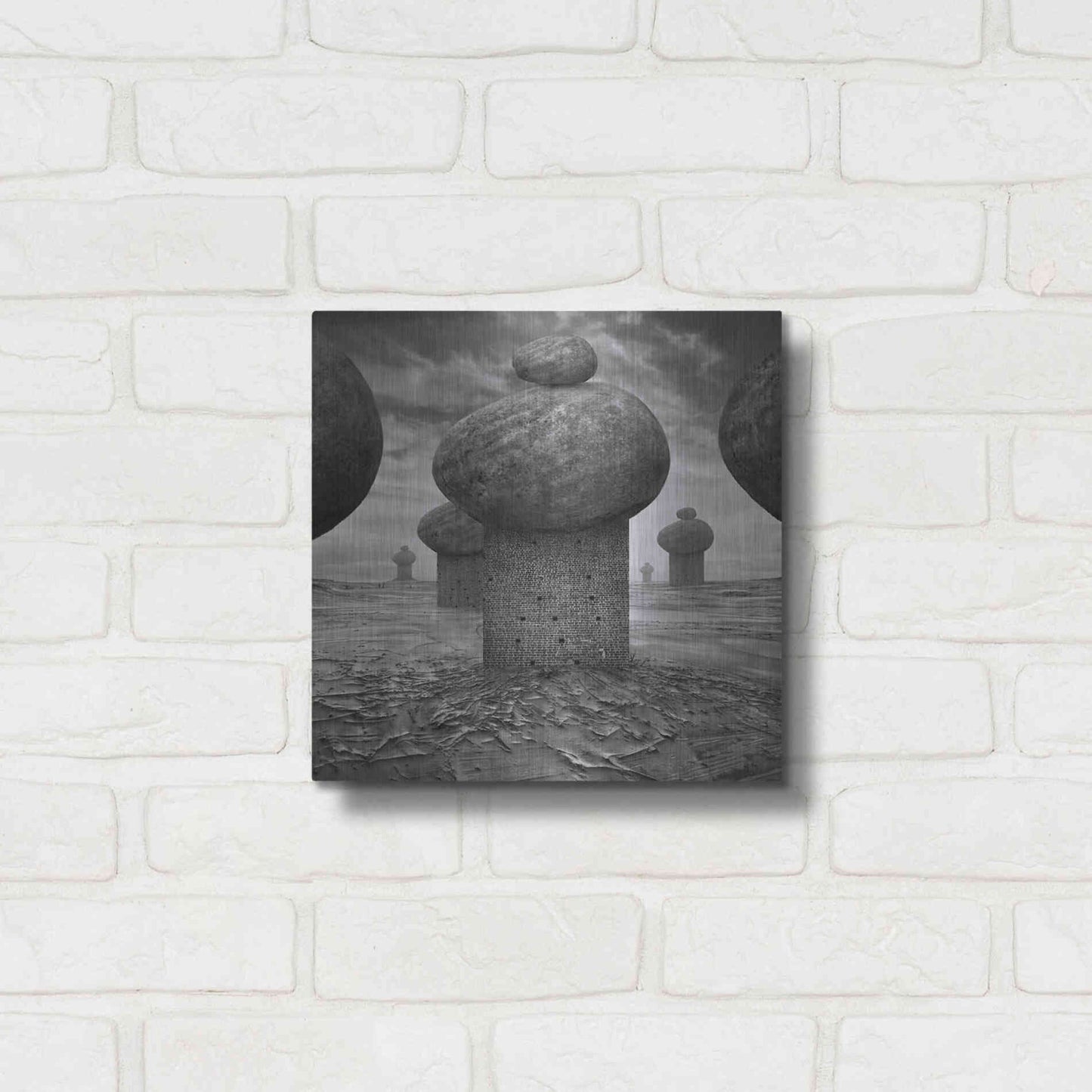 Luxe Metal Art 'Memory' by Dariusz Klimczak, Metal Wall Art,12x12