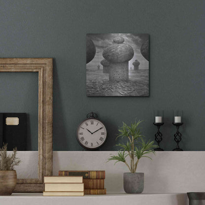 Luxe Metal Art 'Memory' by Dariusz Klimczak, Metal Wall Art,12x12