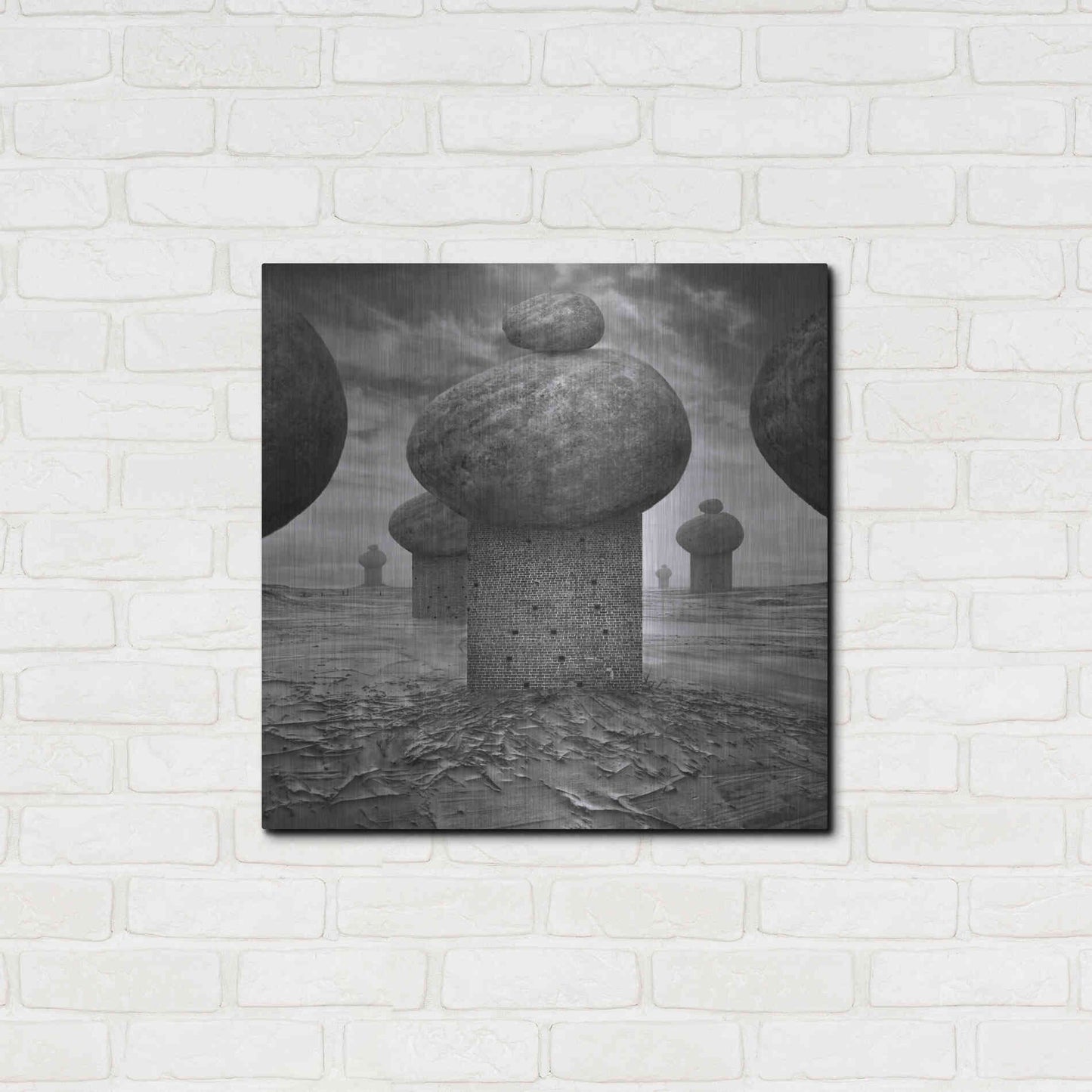 Luxe Metal Art 'Memory' by Dariusz Klimczak, Metal Wall Art,24x24