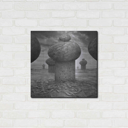 Luxe Metal Art 'Memory' by Dariusz Klimczak, Metal Wall Art,24x24