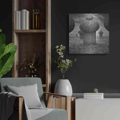 Luxe Metal Art 'Memory' by Dariusz Klimczak, Metal Wall Art,24x24