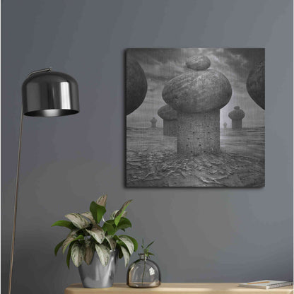 Luxe Metal Art 'Memory' by Dariusz Klimczak, Metal Wall Art,24x24
