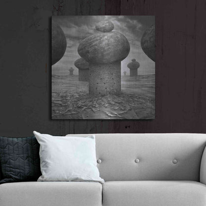 Luxe Metal Art 'Memory' by Dariusz Klimczak, Metal Wall Art,36x36