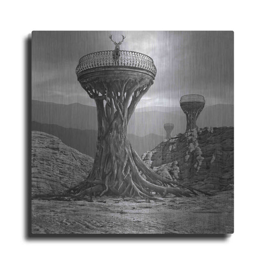 Luxe Metal Art 'Pulpit' by Dariusz Klimczak, Metal Wall Art