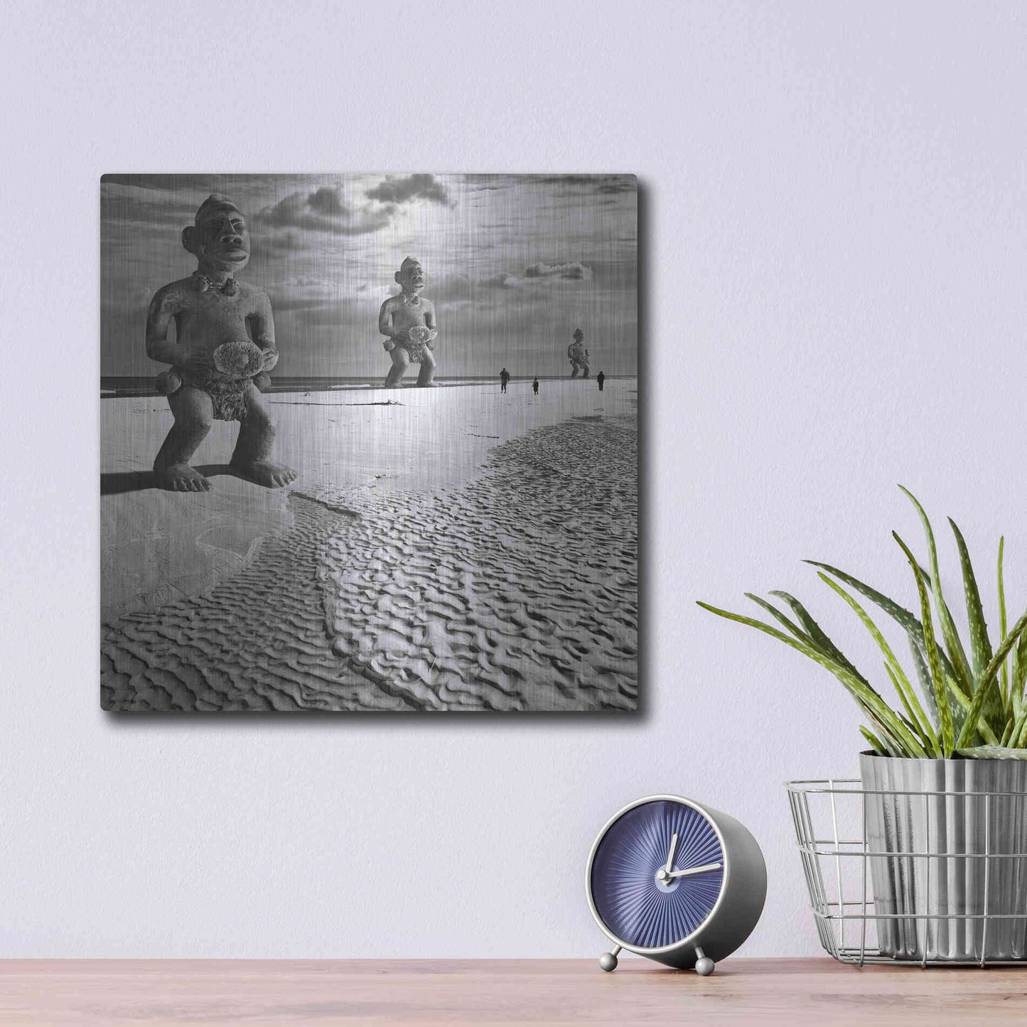 Luxe Metal Art 'Sextet' by Dariusz Klimczak, Metal Wall Art,12x12