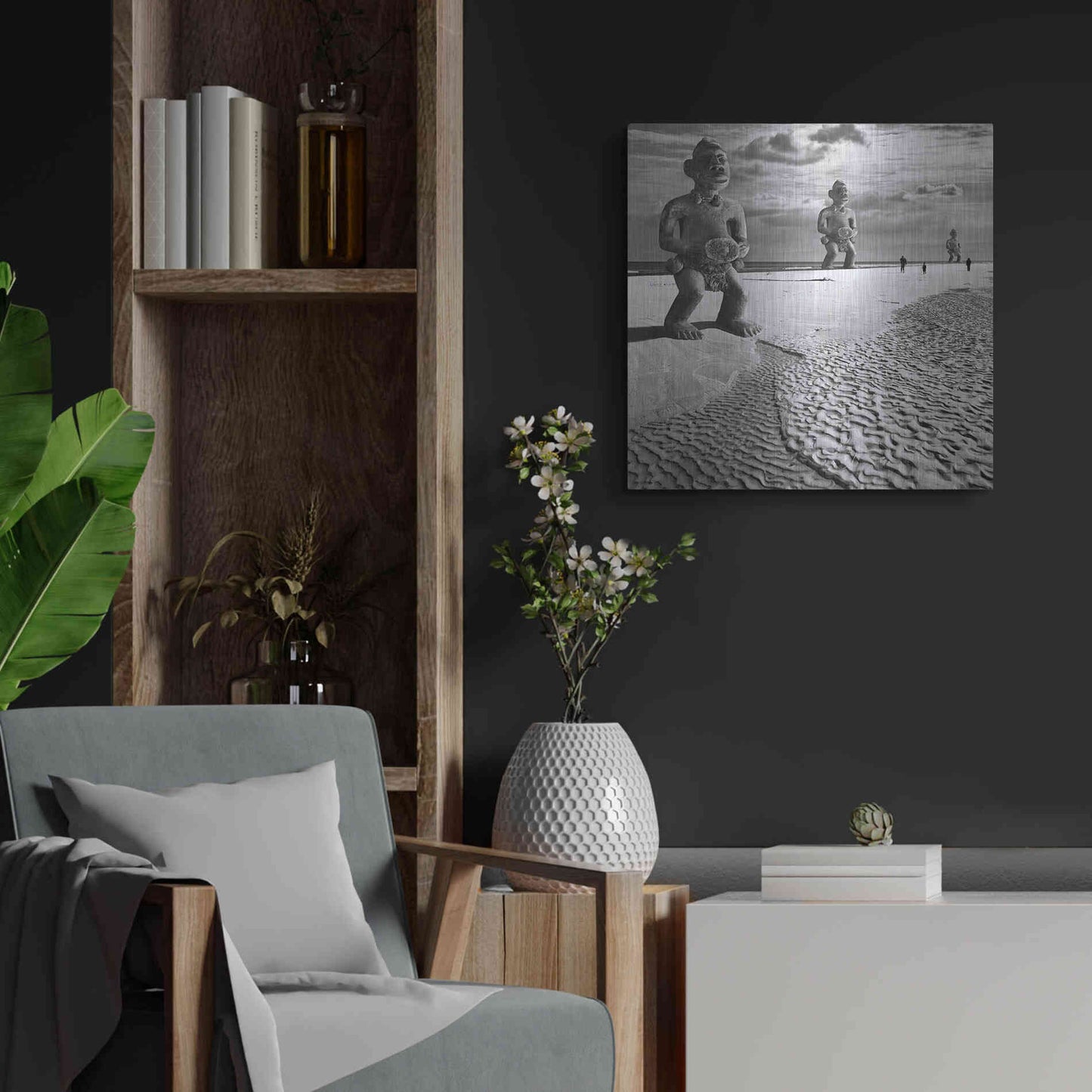 Luxe Metal Art 'Sextet' by Dariusz Klimczak, Metal Wall Art,24x24