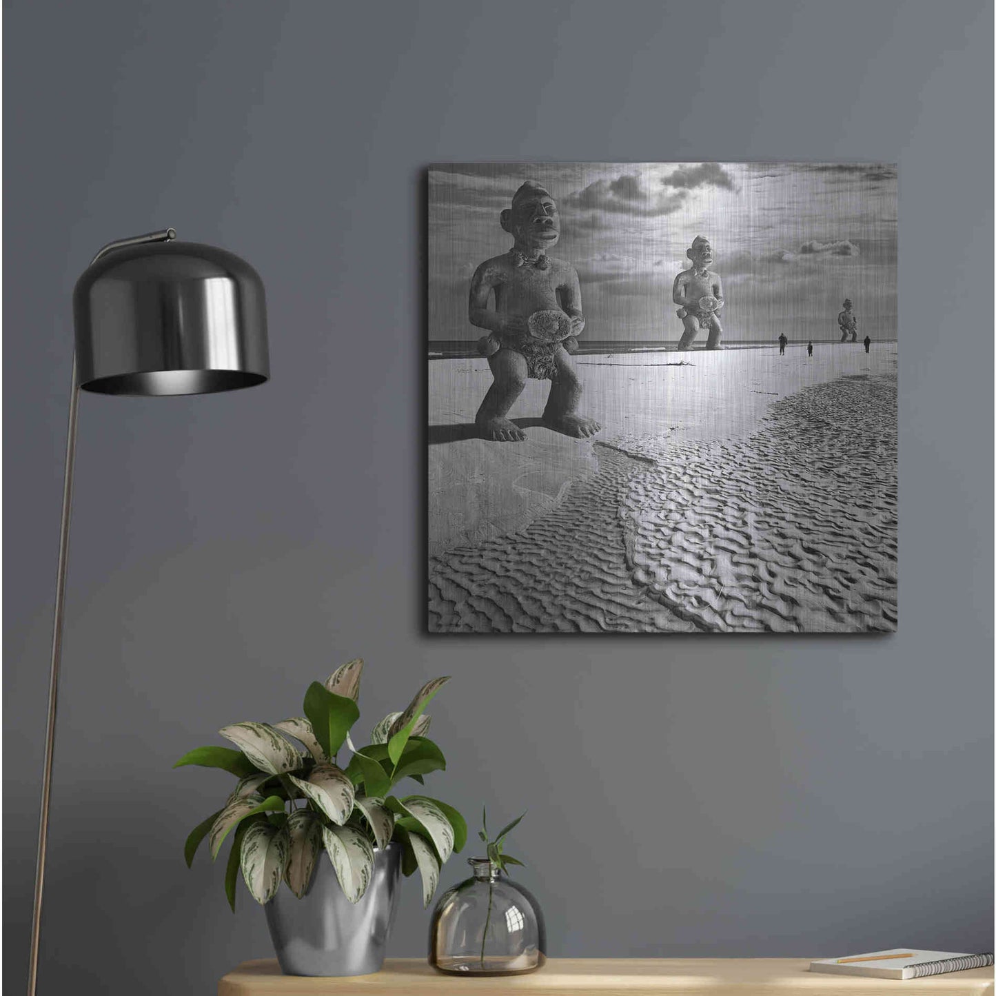 Luxe Metal Art 'Sextet' by Dariusz Klimczak, Metal Wall Art,24x24