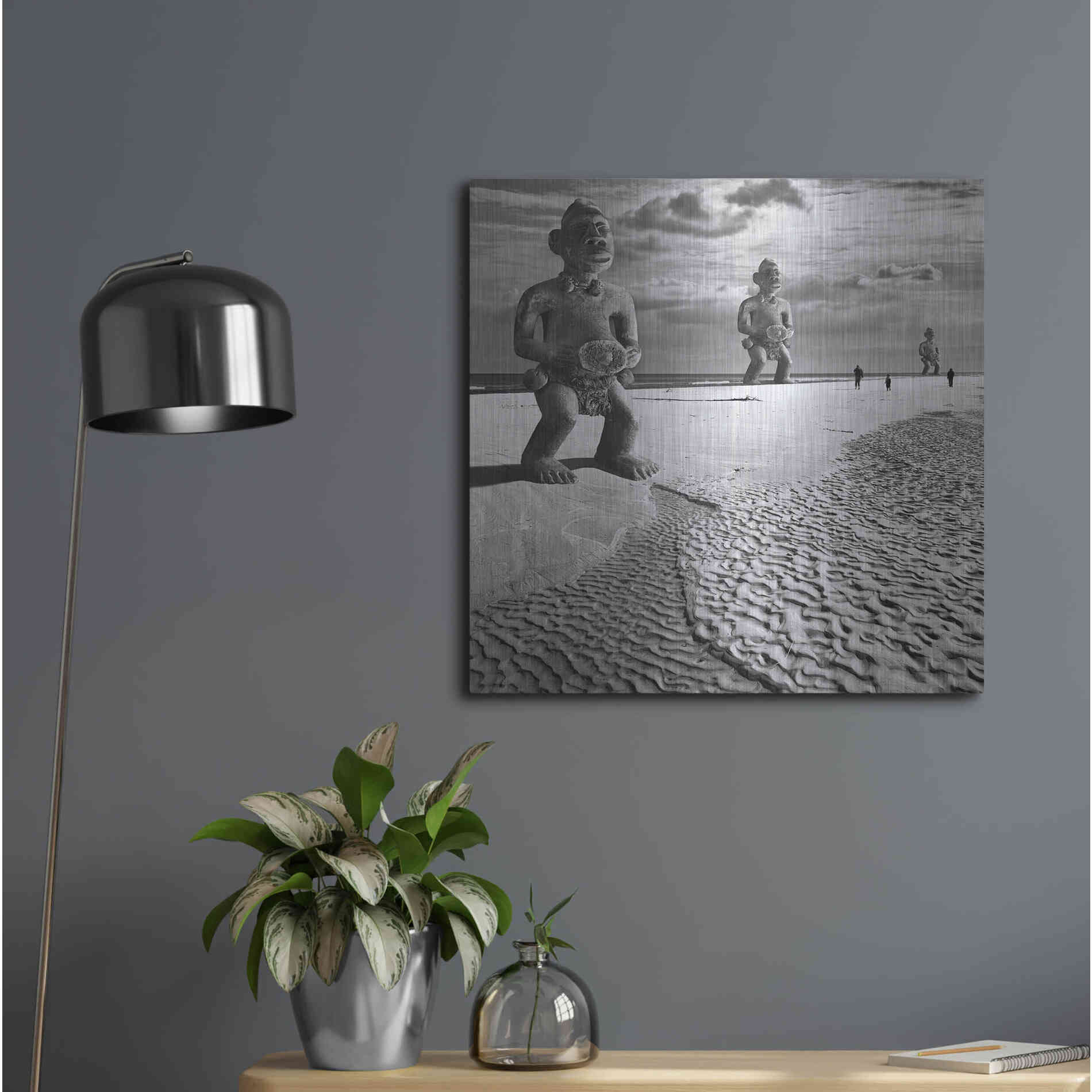 Luxe Metal Art 'Sextet' by Dariusz Klimczak, Metal Wall Art,24x24