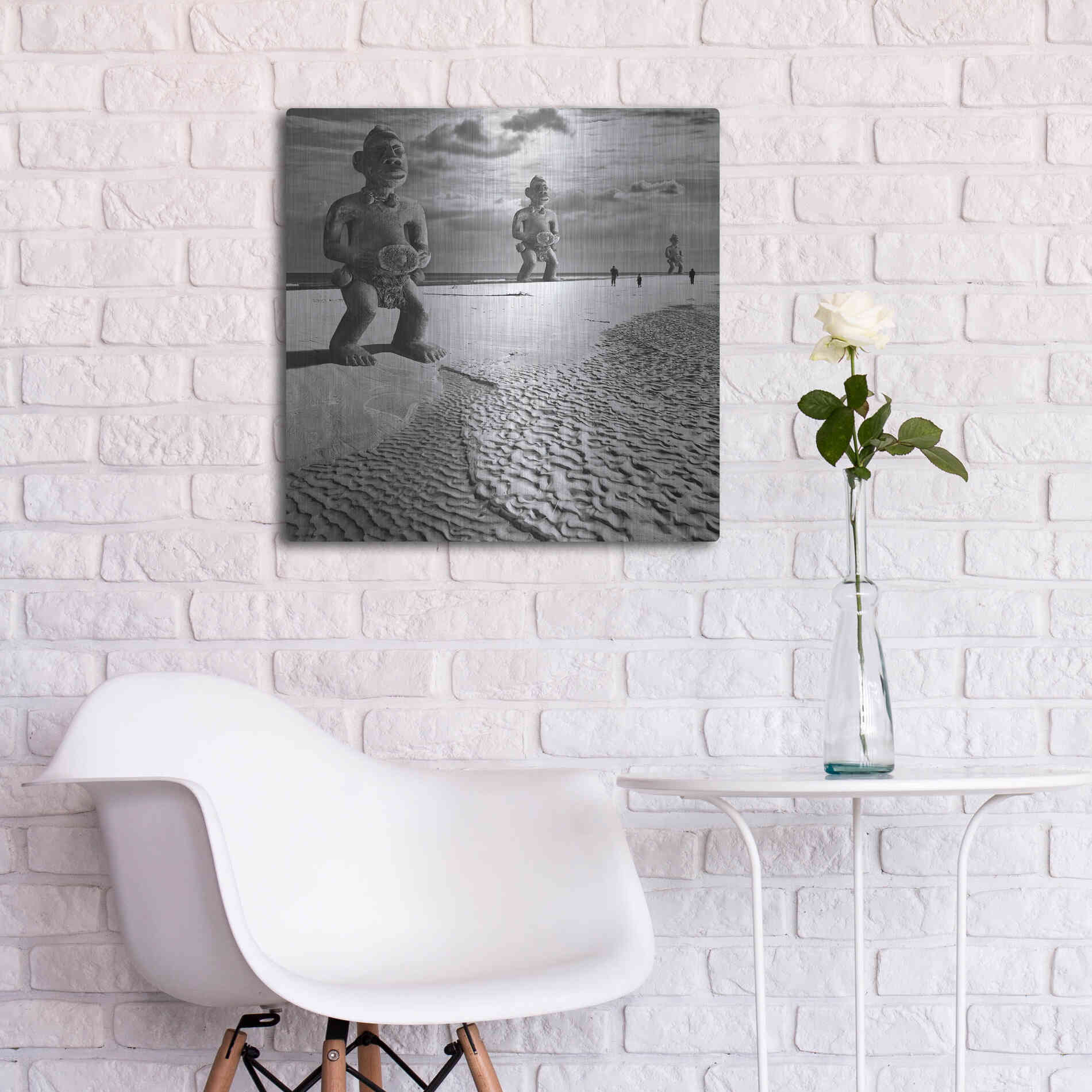 Luxe Metal Art 'Sextet' by Dariusz Klimczak, Metal Wall Art,24x24