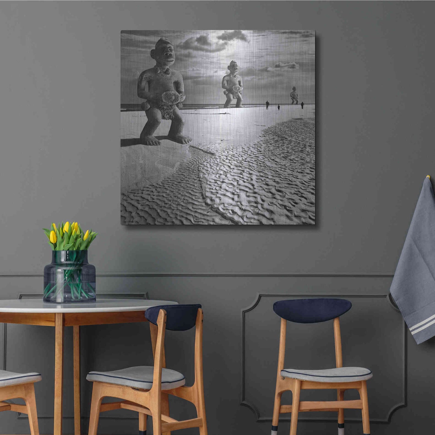 Luxe Metal Art 'Sextet' by Dariusz Klimczak, Metal Wall Art,36x36