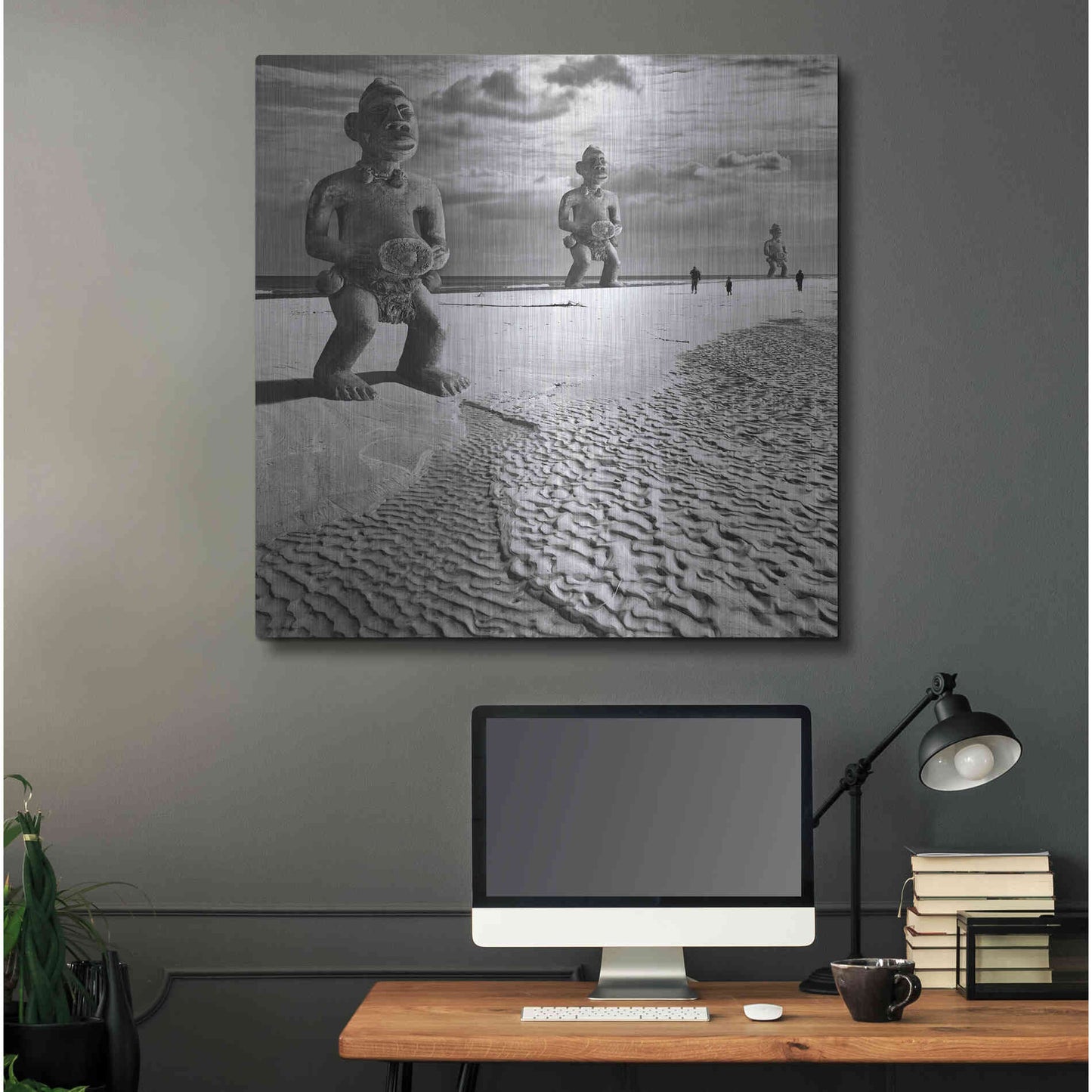 Luxe Metal Art 'Sextet' by Dariusz Klimczak, Metal Wall Art,36x36