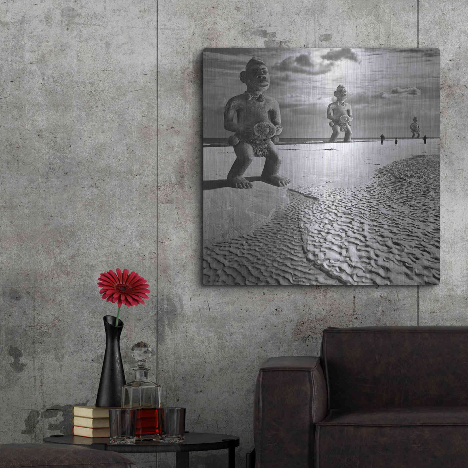Luxe Metal Art 'Sextet' by Dariusz Klimczak, Metal Wall Art,36x36