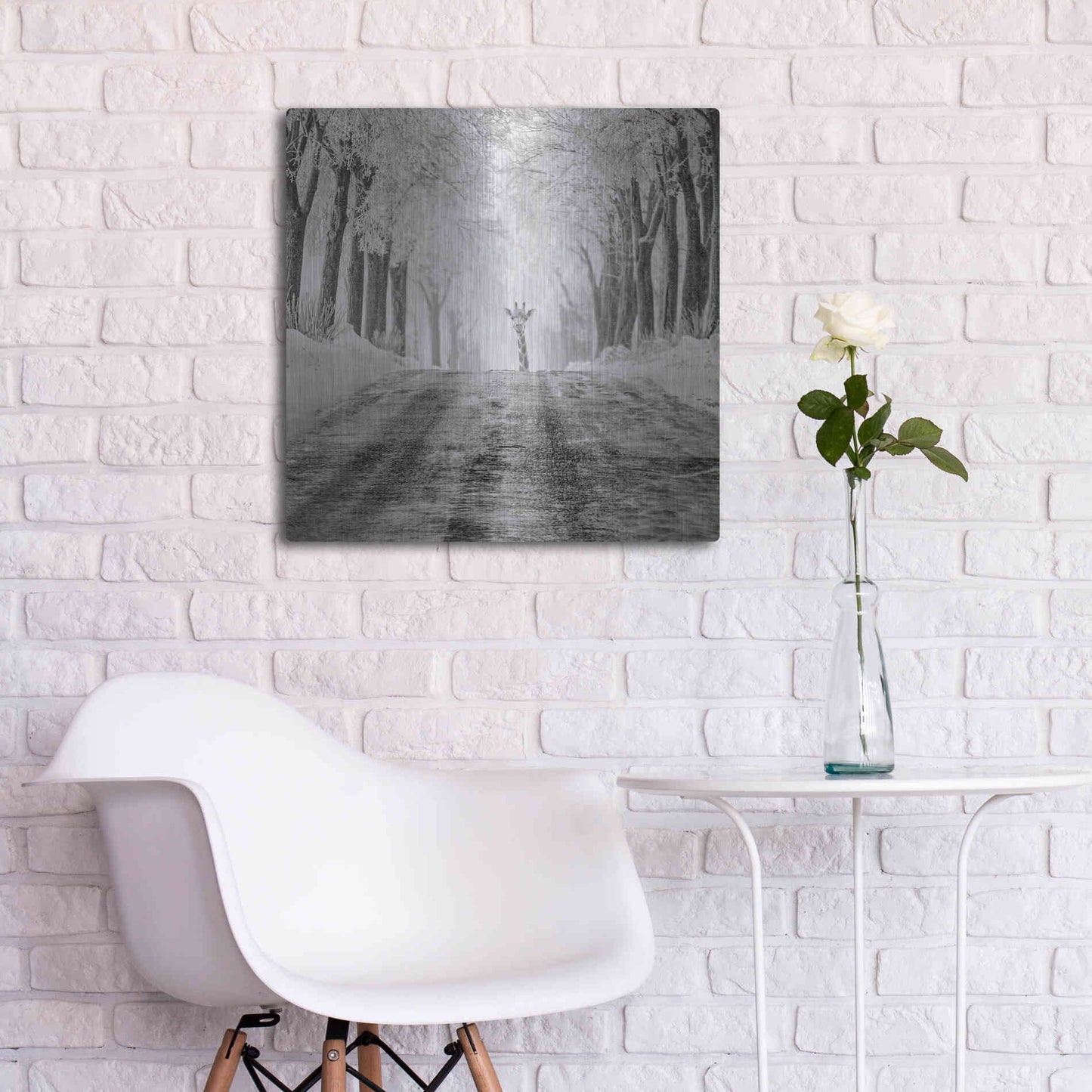 Luxe Metal Art 'Surprise' by Dariusz Klimczak, Metal Wall Art,24x24