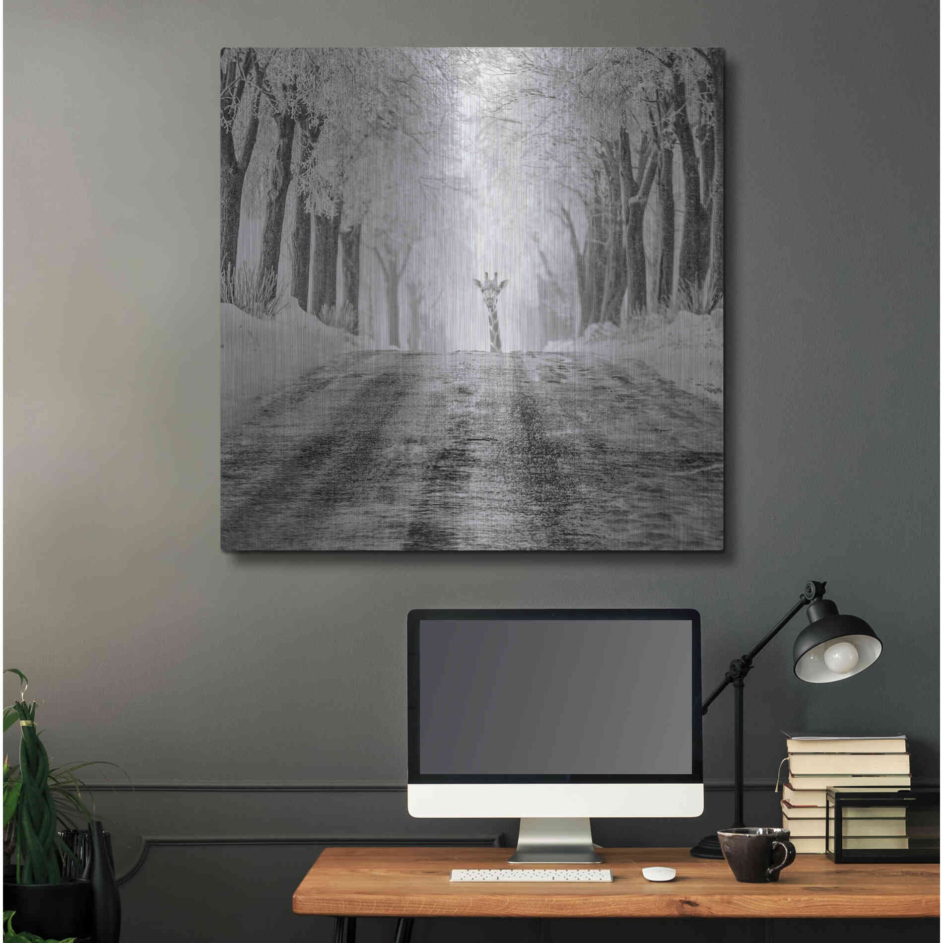 Luxe Metal Art 'Surprise' by Dariusz Klimczak, Metal Wall Art,36x36