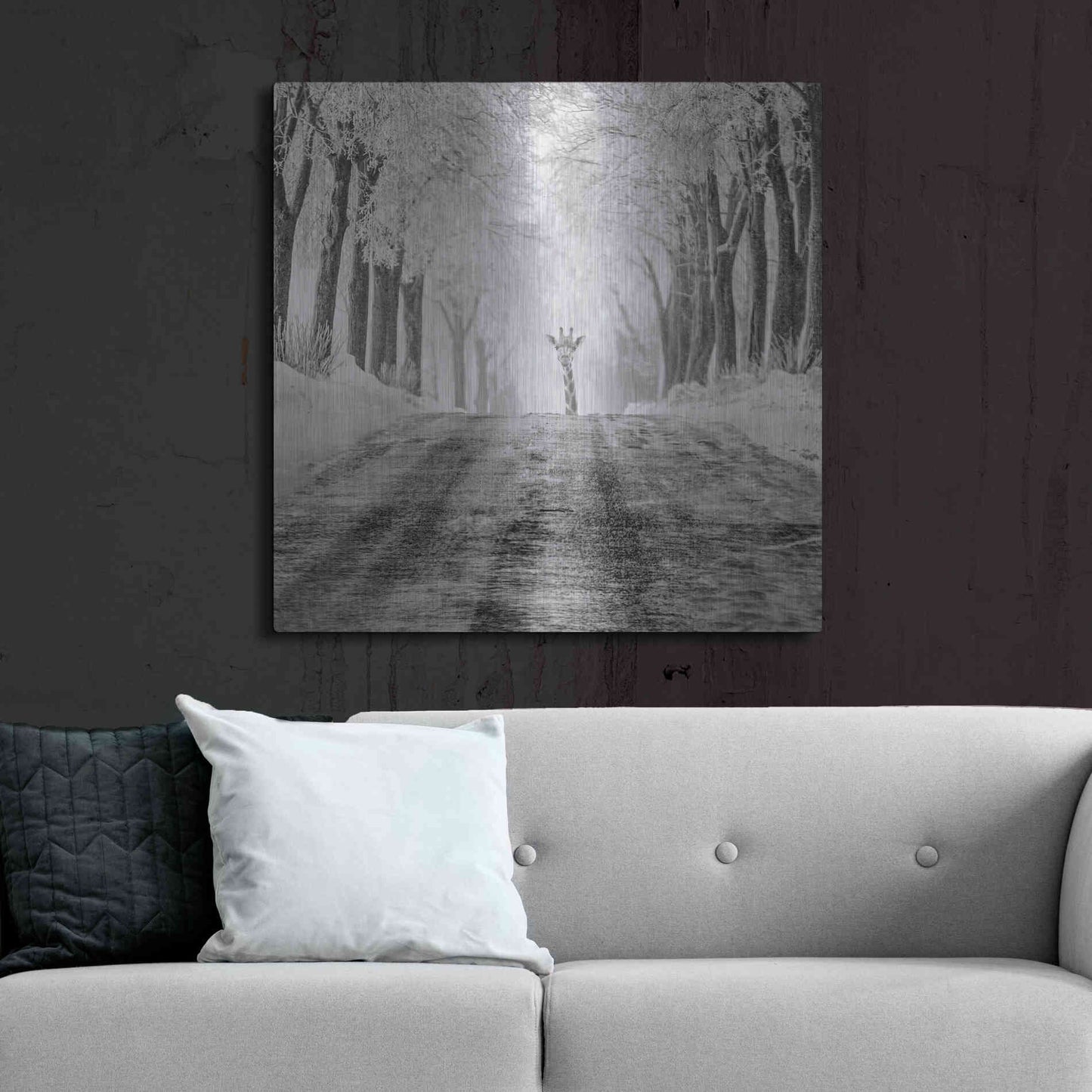 Luxe Metal Art 'Surprise' by Dariusz Klimczak, Metal Wall Art,36x36