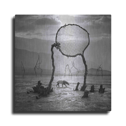 Luxe Metal Art 'Tapir' by Dariusz Klimczak, Metal Wall Art
