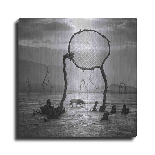 Luxe Metal Art 'Tapir' by Dariusz Klimczak, Metal Wall Art
