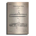 Luxe Metal Art 'Submarine Blueprint Patent Parchment' Metal Wall Art