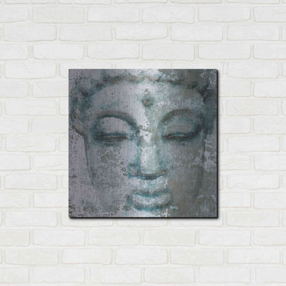 Luxe Metal Art 'Buddha, Inner Peace 3' by Irena Orlov, Metal Wall Art,24x24