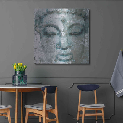 Luxe Metal Art 'Buddha, Inner Peace 3' by Irena Orlov, Metal Wall Art,36x36
