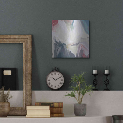 Luxe Metal Art 'From Day to Day 5' by Irena Orlov, Metal Wall Art,12x12