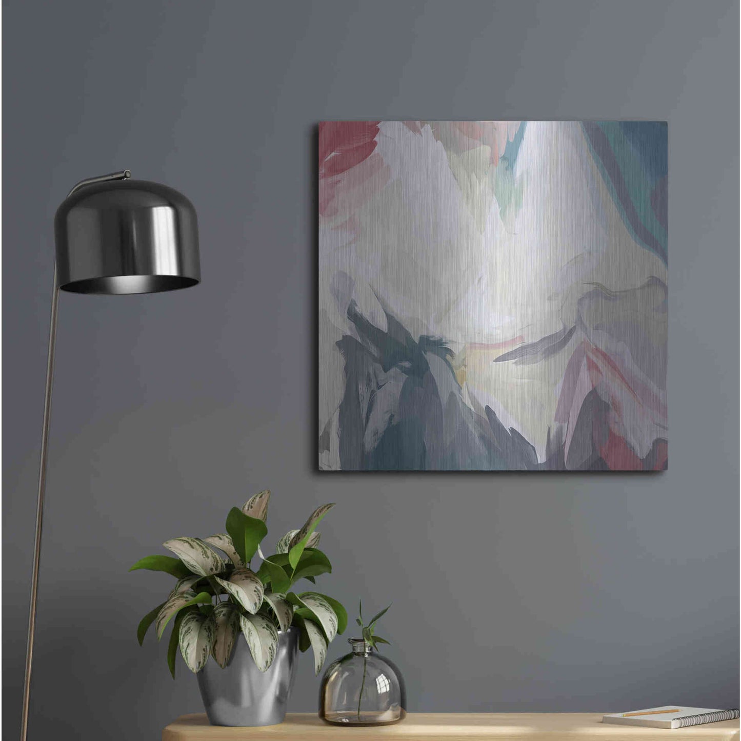 Luxe Metal Art 'From Day to Day 5' by Irena Orlov, Metal Wall Art,24x24