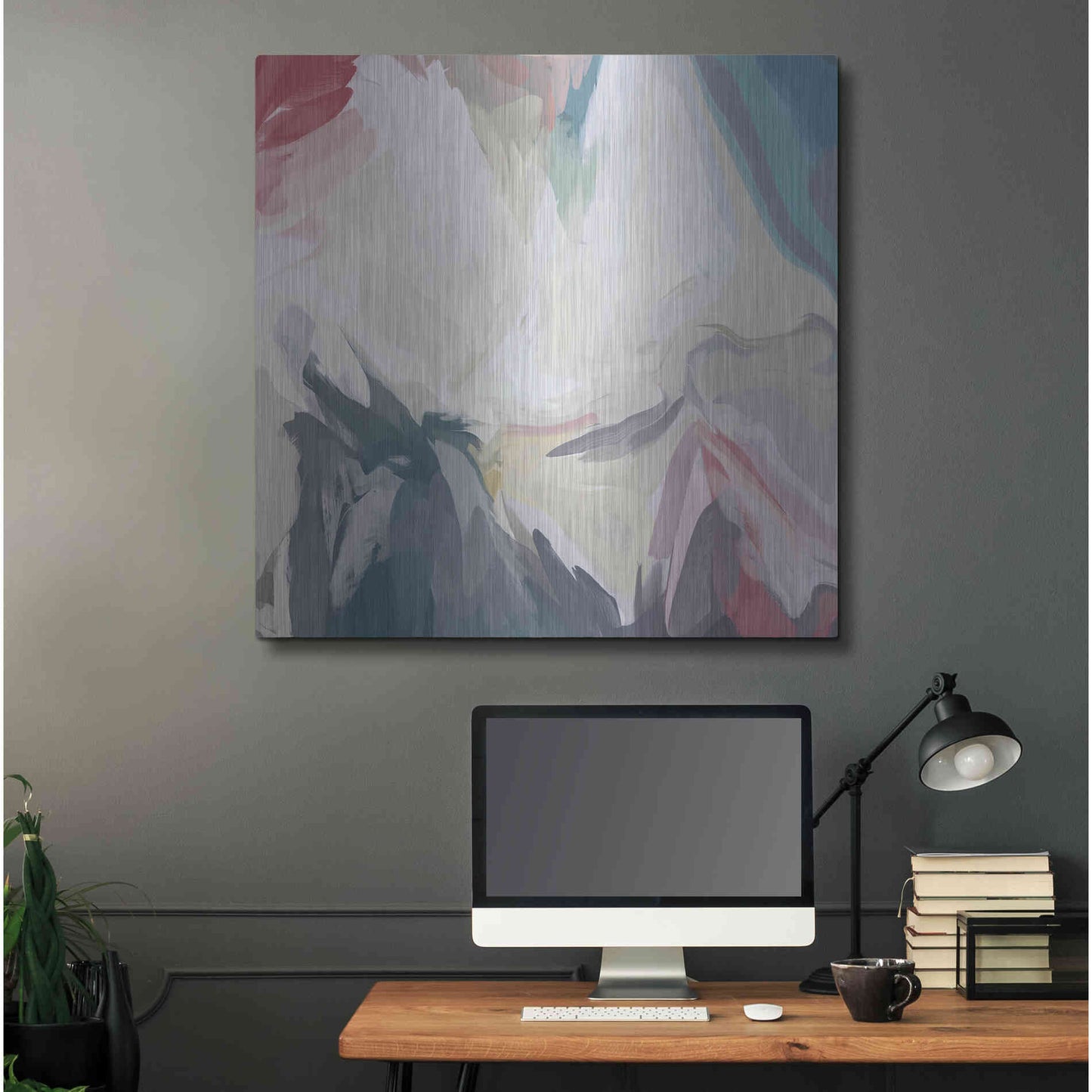 Luxe Metal Art 'From Day to Day 5' by Irena Orlov, Metal Wall Art,36x36