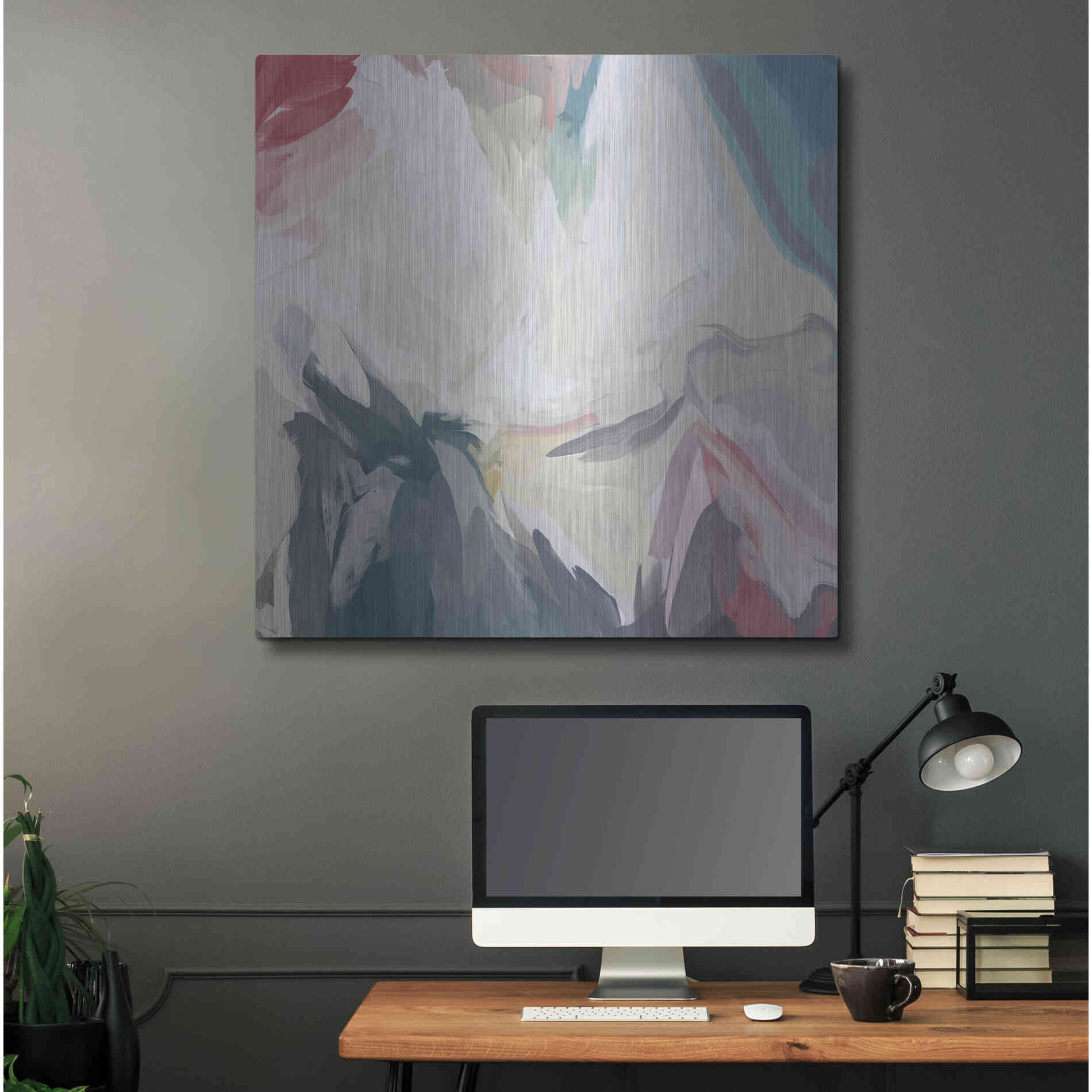 Luxe Metal Art 'From Day to Day 5' by Irena Orlov, Metal Wall Art,36x36