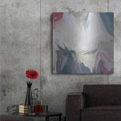 Luxe Metal Art 'From Day to Day 5' by Irena Orlov, Metal Wall Art,36x36