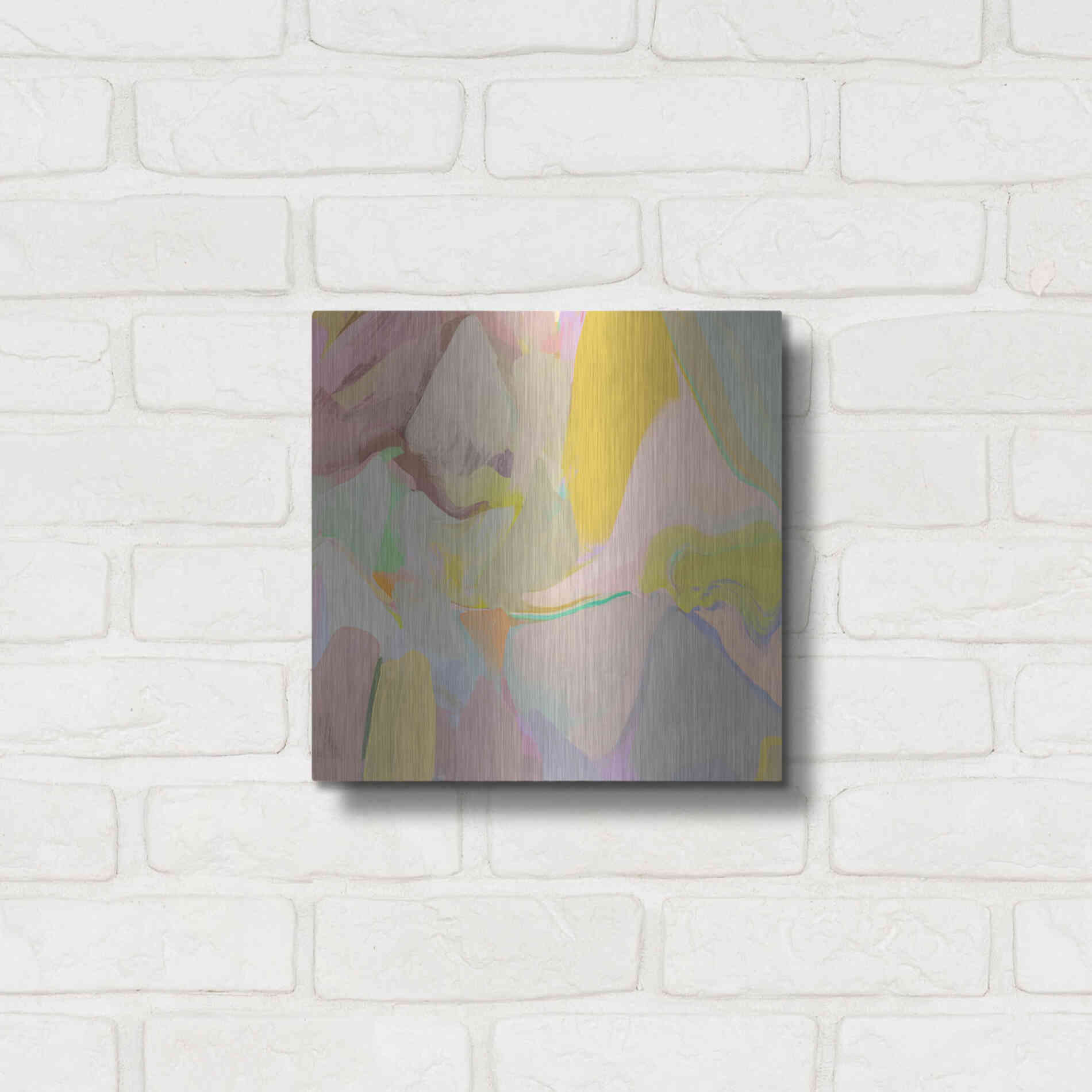 Luxe Metal Art 'Sunny City' by Irena Orlov, Metal Wall Art,12x12