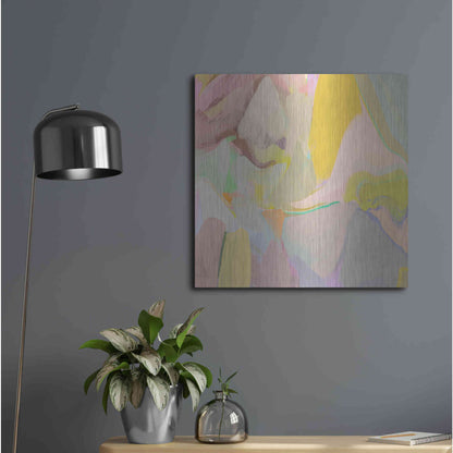 Luxe Metal Art 'Sunny City' by Irena Orlov, Metal Wall Art,24x24